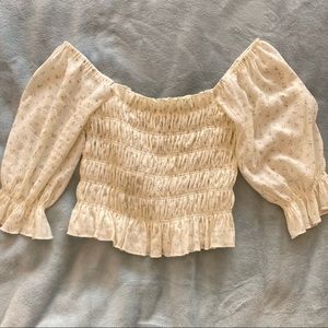 UO Cottagecore Milkmaid Blouse